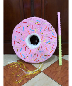 Trò chơi đập kẹo sinh nhật pinata hình bánh donut khổng lồ