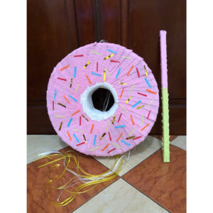 Trò chơi đập kẹo sinh nhật pinata hình bánh donut khổng lồ